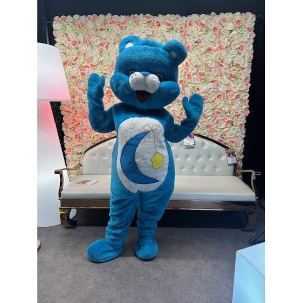 Location mascotte bisounours bleu - Touronchon