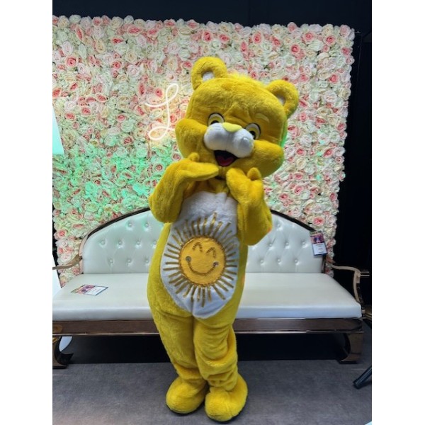 Location mascotte bisounours jaune - Toutaquin