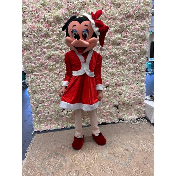 Location mascotte de noël Minnie