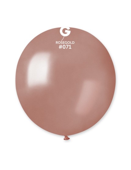 Sachet de 10 ballons 48 cm métallisés rose gold Faites La Fête Ballons & Arches