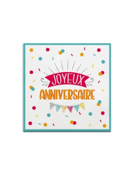 Pack 12 Serviettes Anniv Mixte Faites La Fête Accessoires de décoration