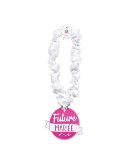 Collier Fleurs Vie Jeune Fille Faites La Fête Collier