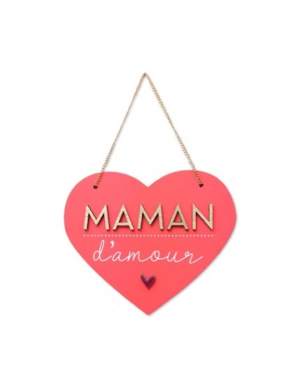 Plaque Bois Maman D Amour Faites La Fête Plaque