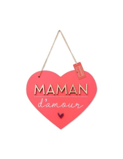 Plaque Bois Maman D Amour Faites La Fête Plaque