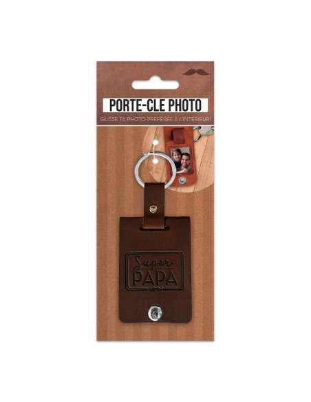 Porte clé Photo Super Papa