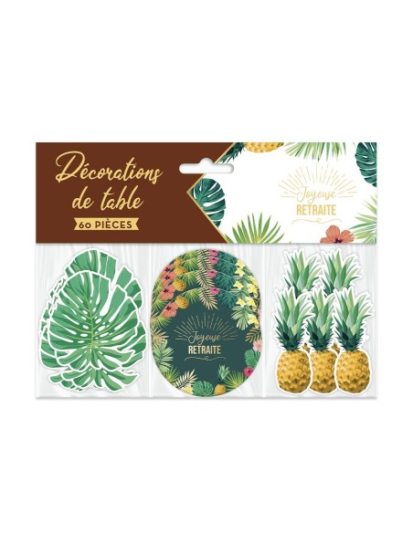 Sachet 60 Deco De Table Retraite