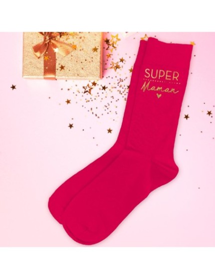 Chaussettes Super Maman Faites La Fête Chaussette