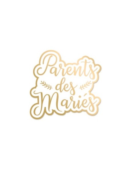 Broche Parents Des Maries Faites La Fête Broche