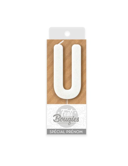 Bougie Blanche U