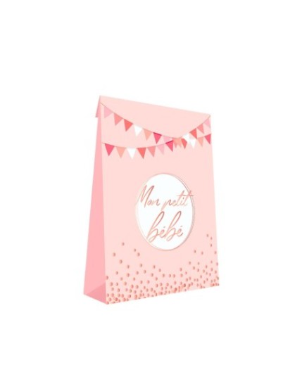 Sachet 6 Pochettes Cadeau Fille Faites La Fête Accessoires de décoration