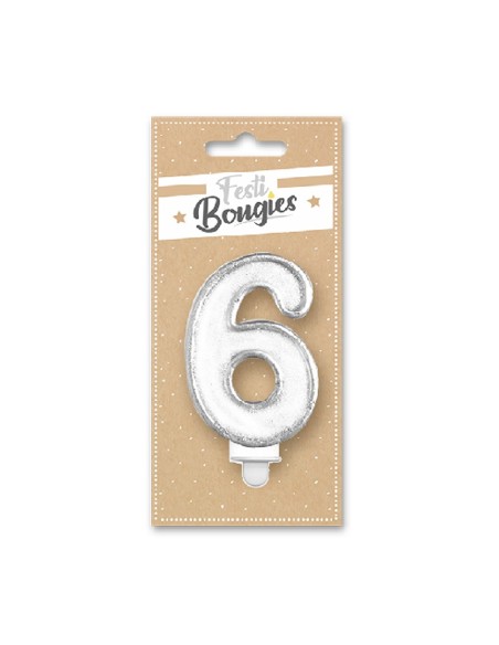 Bougie Anniversaire 6