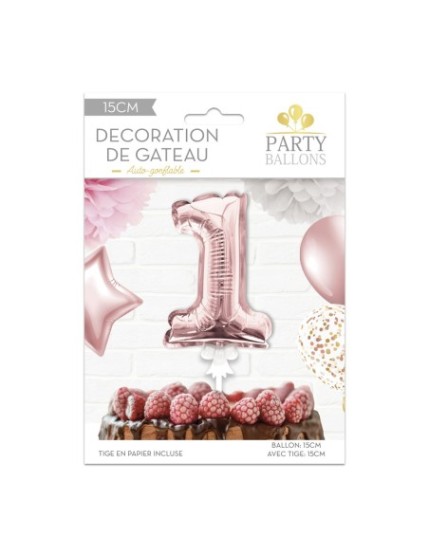 Mini Décoration de Gâteau en Forme de Ballon, Accessoire de