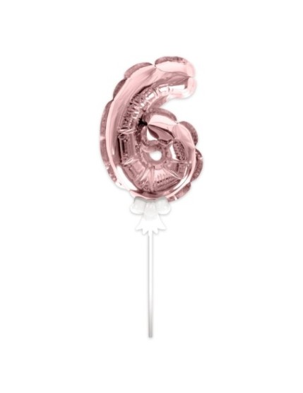 Deco Gateau Ballon Rose Dore 6 Faites La Fête Accessoires de décoration