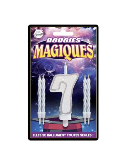 Bougies Magiques 7 Faites La Fête Accessoires de décoration