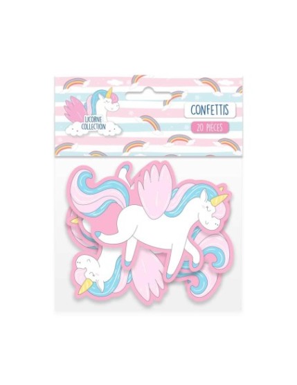 Confettis Géants Licorne Faites La Fête Accessoires de décoration