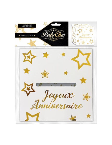 Urne Anniversaire Party Chic