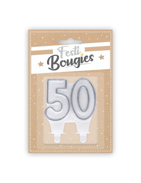 Bougie Anniversaire 50