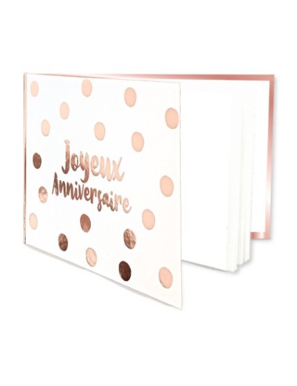 Livre D Or Anniv. Party Blush Faites La Fête Accessoires de décoration