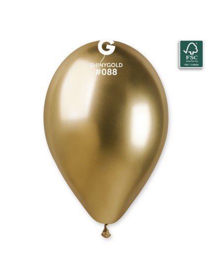 Sachet de 5 ballons shiny or brillant Faites La Fête Ballons & Arches