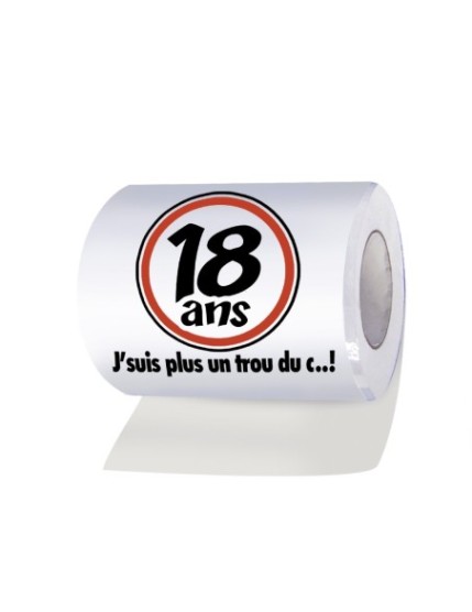 Papier Wc 18 Ans Faites La Fête Objets humour