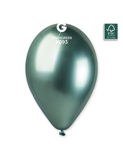 Sachet de 5 ballons shiny vert brillant Faites La Fête Ballons & Arches