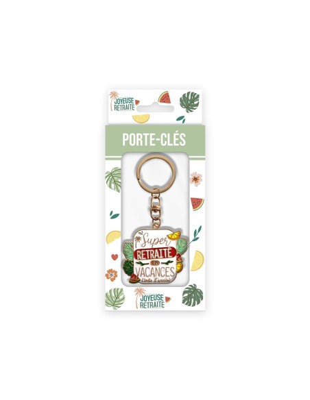 Porte clé Super Retraite