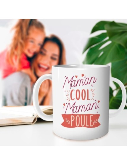 Mug Maman Cool Maman Poule Faites La Fête Mug