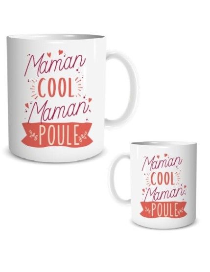 Mug Maman Cool Maman Poule Faites La Fête Mug