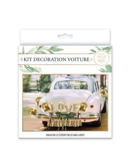 Kit Decoration Voiture Mariage Faites La Fête Cérémonie