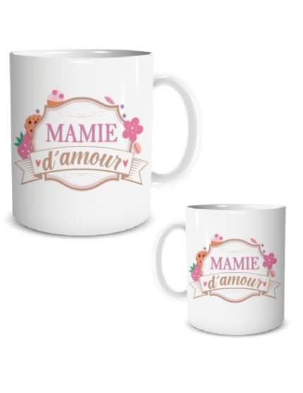 Mug Mamie D Amour Faites La Fête Mug