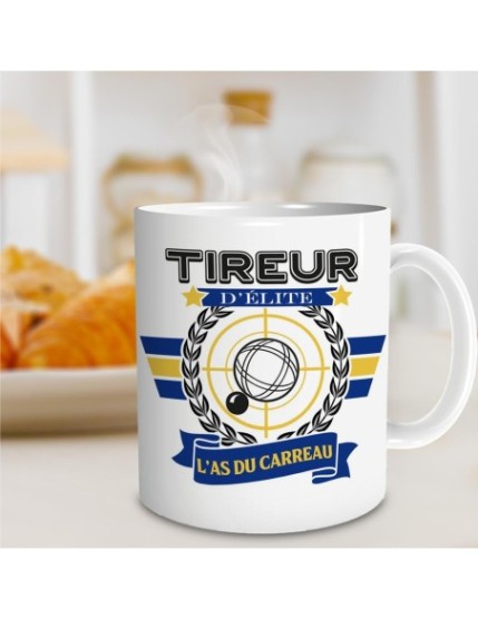 Mug Petanque Tireur D Elite Faites La Fête Mug