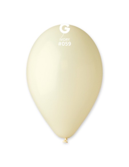 Sachet de 50 ballons standard ivoire