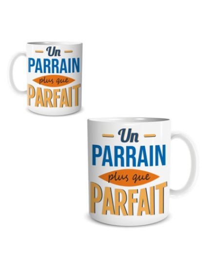 Mug Un Parrain Plus Que Parfait Faites La Fête Mug