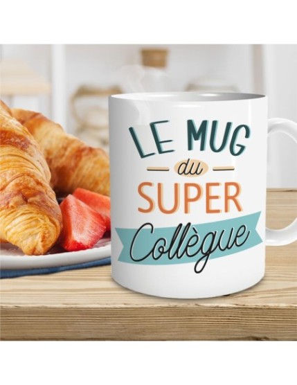 Mug Du Super Collegue Faites La Fête Mug