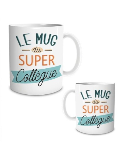 Mug Du Super Collegue Faites La Fête Mug