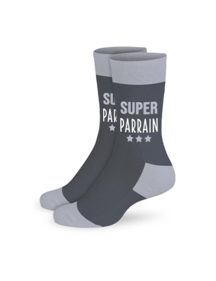 Chaussettes Super Parrain Faites La Fête Chaussette