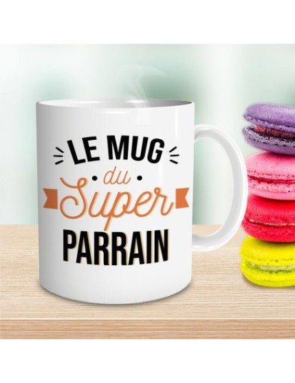 Mug Super Parrain Faites La Fête Mug