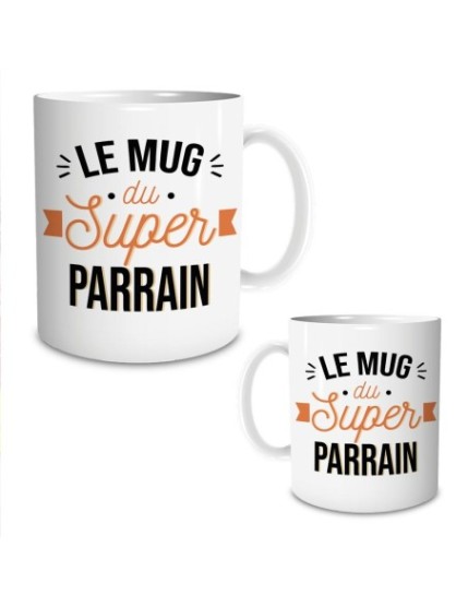 Mug Super Parrain Faites La Fête Mug