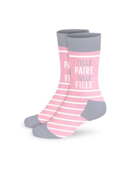 Chaussettes Telle Paire Telle Fille Faites La Fête Chaussette