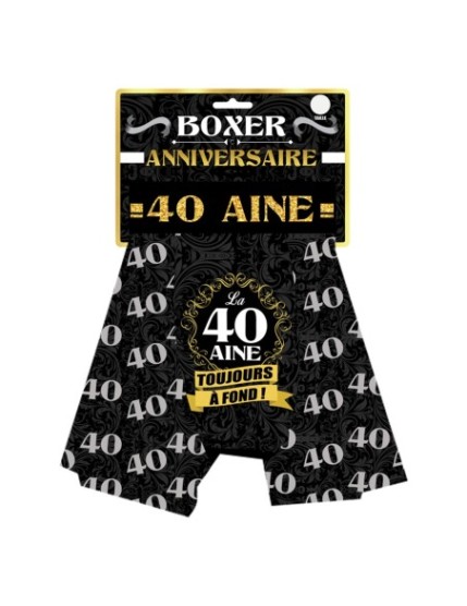 Boxer Festif 40Aine Faites La Fête Boxer