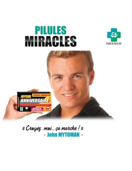 Pilules Miracles Anniversaire Faites La Fête Pilule