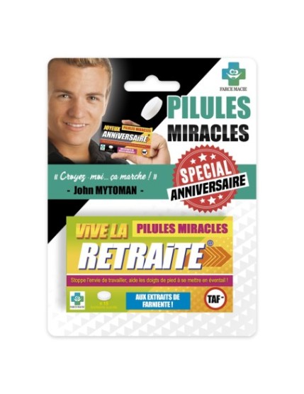 Pilules Miracles Retraite Faites La Fête Pilule
