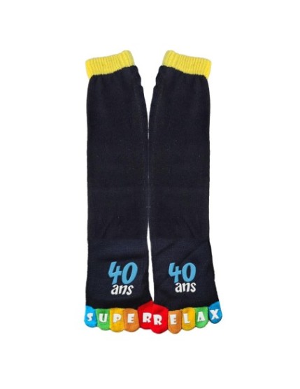 Chaussettes Orteils 40 Multi Faites La Fête Chaussette