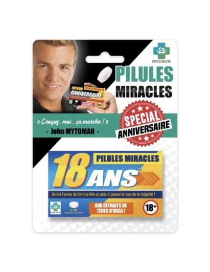 Pilules Miracles 18 Ans Faites La Fête Pilule