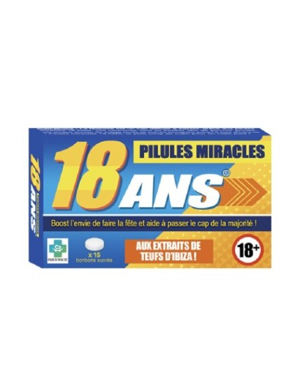 Pilules Miracles 18 Ans Faites La Fête Pilule