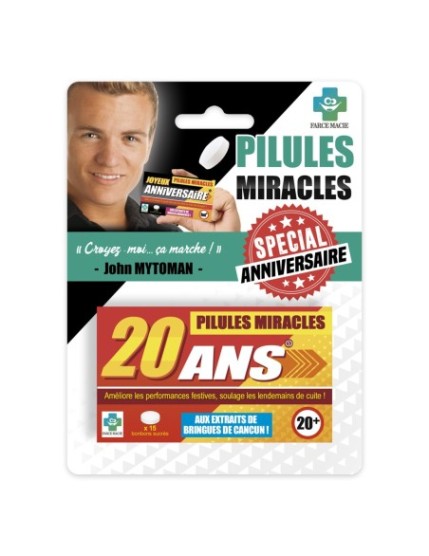 Pilules Miracles 20 Ans Faites La Fête Pilule
