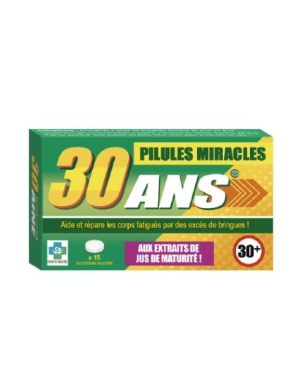 Pilules Miracles 30 Ans Faites La Fête Pilule