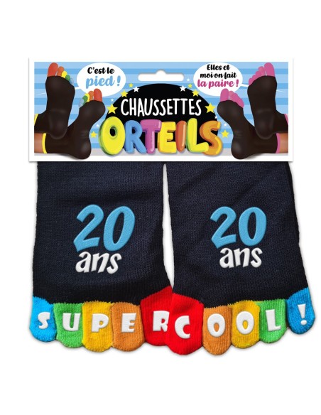 Chaussettes Orteils 20Aine Multi