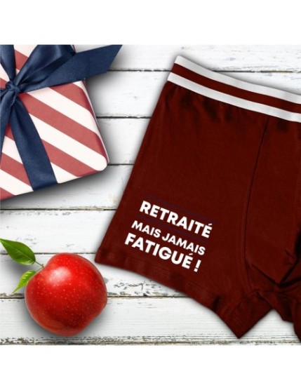 Boxer Retraite Mais Jamais Fatigue Taille L Faites La Fête Boxer