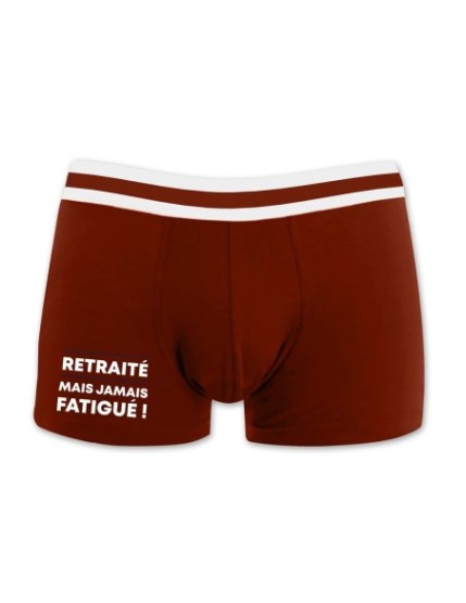 Boxer Retraite Mais Jamais Fatigue Taille L Faites La Fête Boxer